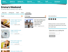 Tablet Screenshot of emmasweekend.com